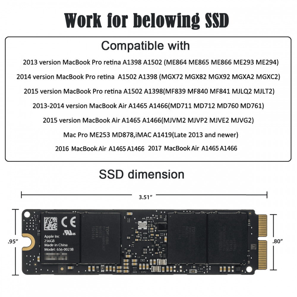 USB3.2 Type-C USB-C to 16+12Pin Mobile Box HDD Enclosure for MAC Air Pro 2013 2014 2015 2016 SSD Portable Case