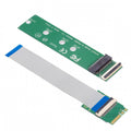 2230 NGFF A+E-Key Male to NVME M-key Female Extension Cable for Laptop Mainboard SSD 2280