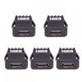 5pcs/set DIY OEM Type C Female Socket Connector to 6Pin PCBA Pinout Rectangle Latch Mount Type DC 5V/20V PD Power IP67