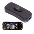 Universal Interruptor 318 Switch Cord Inline On-Off Switch DPST Control Rocker for Bedroom Table Lamp Desk Light Strip