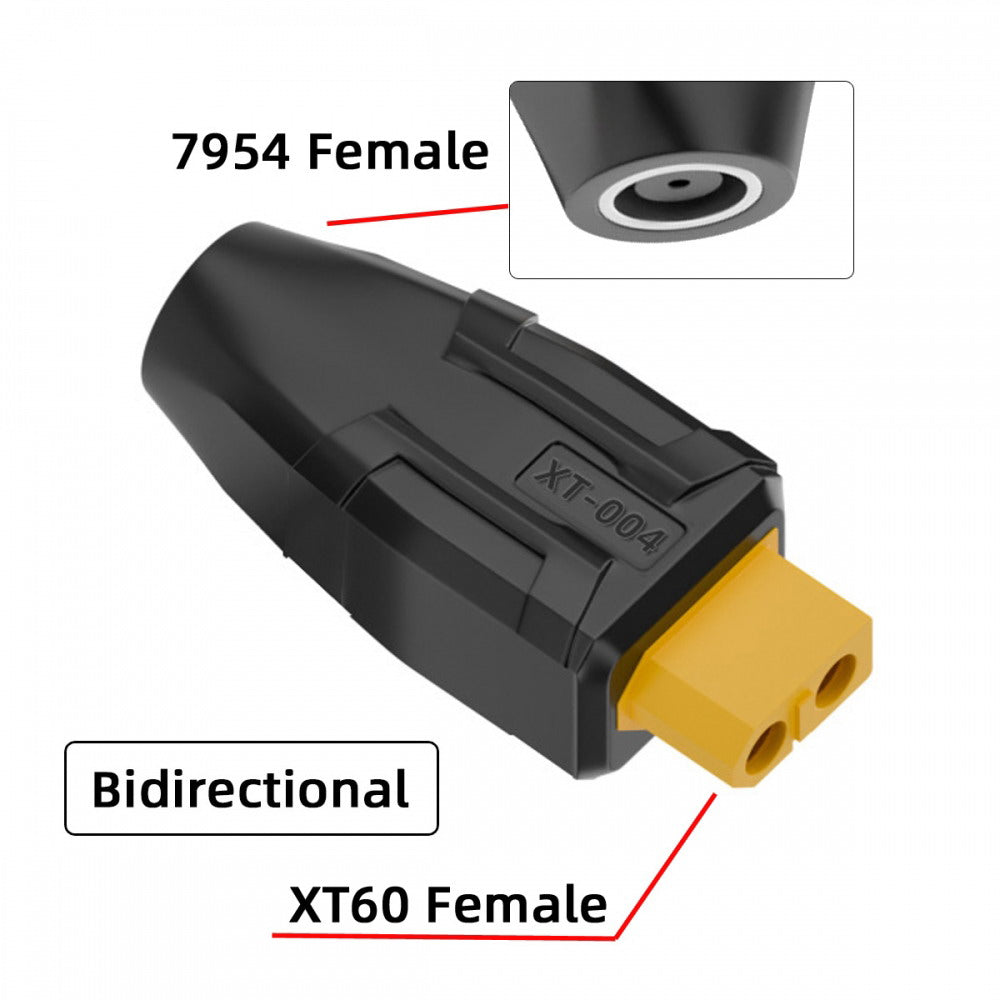 XT60 Female SC100 Protocol to DC 7.9x5.4mm Female Fast Charging Adapter for RC Lipo Battery Quadcopter Multicopter Aeromodelling
