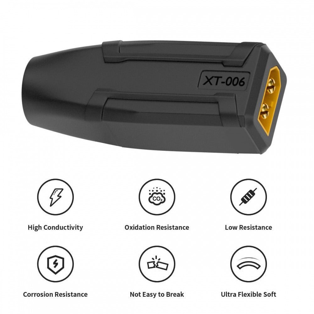 XT60 Male SC100 Protocol to DC 7.9x5.4mm Female Fast Charging Adapter for RC Lipo Battery Quadcopter Multicopter Aeromodelling
