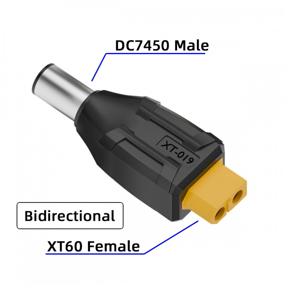 XT60 Female SC100 Protocol to DC 7.4x5.0mm Male Fast Charging Adapter for RC Lipo Battery Quadcopter Multicopter Aeromodelling