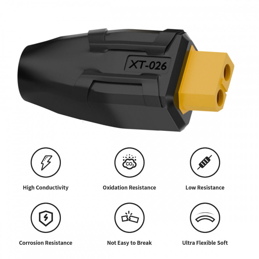 XT60 Female SC100 Protocol to DC 7.4x5.0mm Female Fast Charging Adapter for RC Lipo Battery Quadcopter Multicopter Aeromodelling
