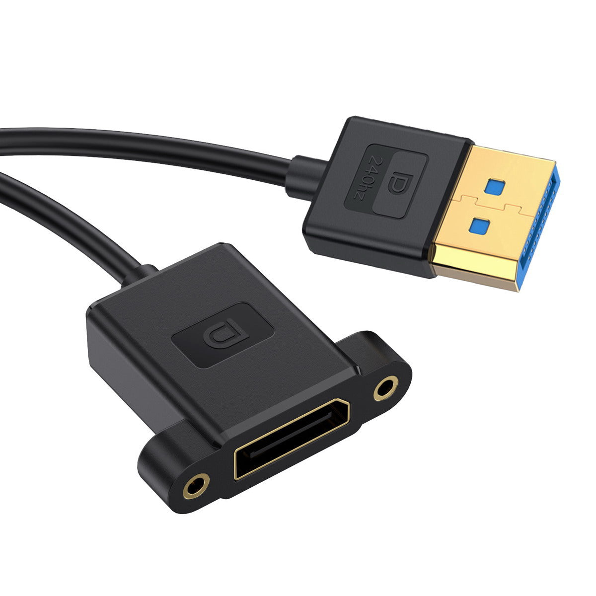 Ultrafine DisplayPort 1.4 DP Male to Female Extension Cable 8K 60hz 4K 144hz for Desktop Laptop Monitor Graphics Card 30cm