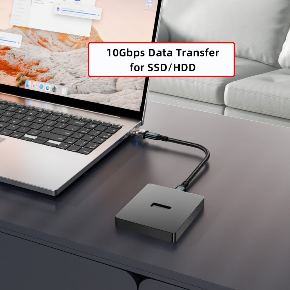 3pcs/lot Type-C Smart LED USB-C to USB3.2 Type-A Adapter OTG 10Gbps 40Gbps 120W 240W Data Fast Charging Tester Detector
