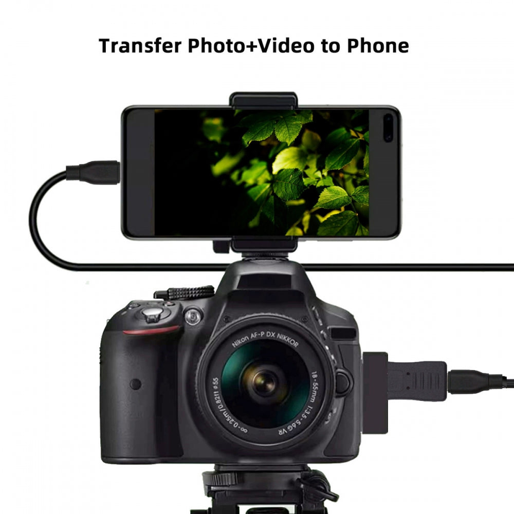 3pcs/set USB-C Type-C Micro Mini USB Female to Camera Mini 8P Data Power Adapter for Coolpix UC-E6 UC-E16 UC-E17 DSC-W DMC-S EX-Z