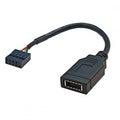 Single USB 3.1 Front Panel Socket Key-A Type-E to USB 2.0 9Pin 10Pin Mainboard Header Male Extension Cable