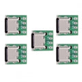 5pcs/set DIY OEM Type C Female Socket Connector to PCBA 4Pin USB2.0 Pinout DC 5V Power