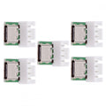 5pcs/set DIY OEM Type C Female Socket Connector to 4Pin Pitch=2.54mm Wafer Socket Vertical USB2.0 Pinout DC 5V Power