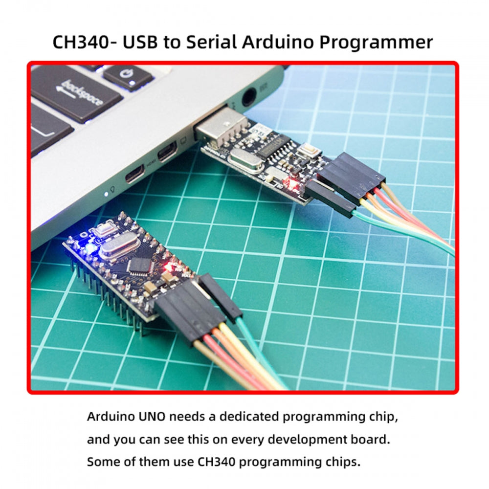 USB2.0 Type-A To TTL Converter UART STC Module Serial Programmer CH340G CH340 3.3V 5V Adapter Replace PL-2303
