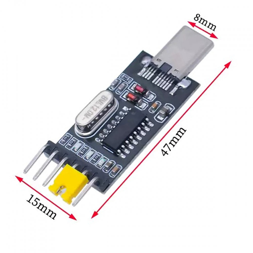 USB-C Type-C Male To TTL Converter UART STC Module Serial Programmer CH340G CH340 3.3V 5V Adapter Replace PL-2303