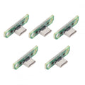 5pcs/set DIY OEM Micro USB2.0 Female Receptacle Socket Connector with PCB Mounting Assembly Solder Type