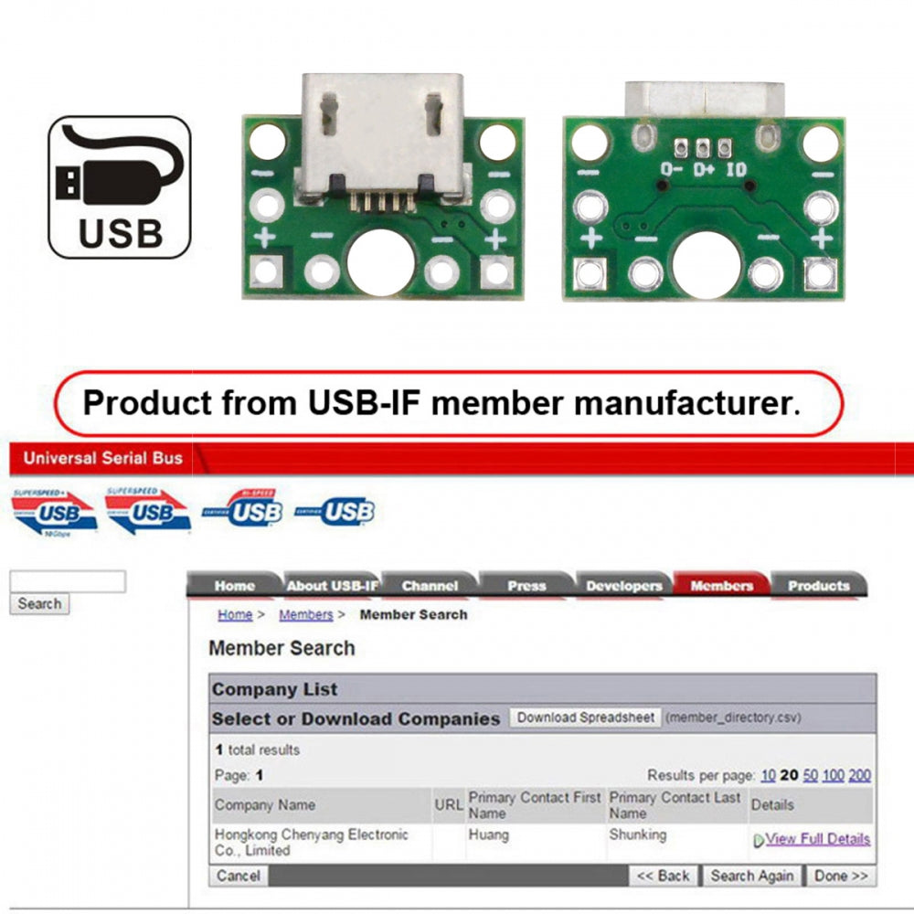 5pcs/set DIY OEM USB2.0 Micro-B Female Receptacle Socket Connector with PCB Mounting Assembly Solder Type 480Mbps
