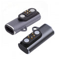 2pcs/lot Magnetic Charging Adapter USB Type-C to Pitch 2.5mm with 4-Pin Terraced Square Contacts Compatible with Bone Conduction Headphone
