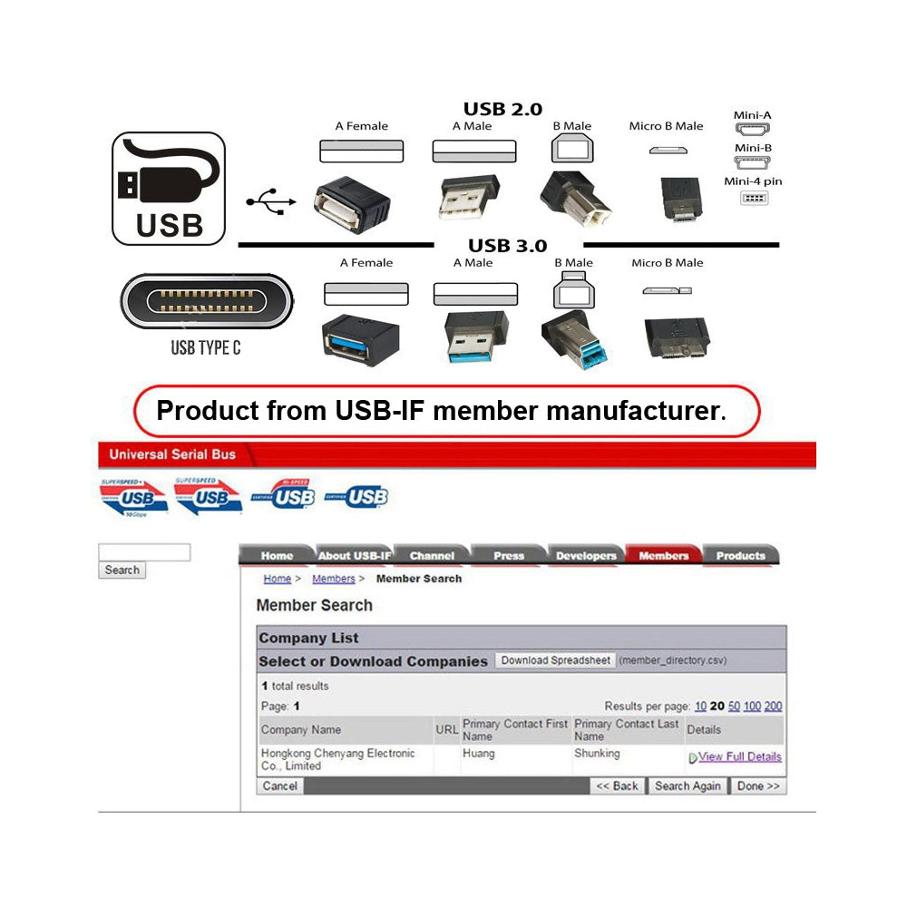 Stackable Dual USB 3.0 Male to Female Type-A Panel Type Header Cable Dual Ports 50cm