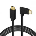 USB3.1 Type-C Male to USB-C Horizontal 90 Degree Left Right Angled 10Gbps Data Cable 65W