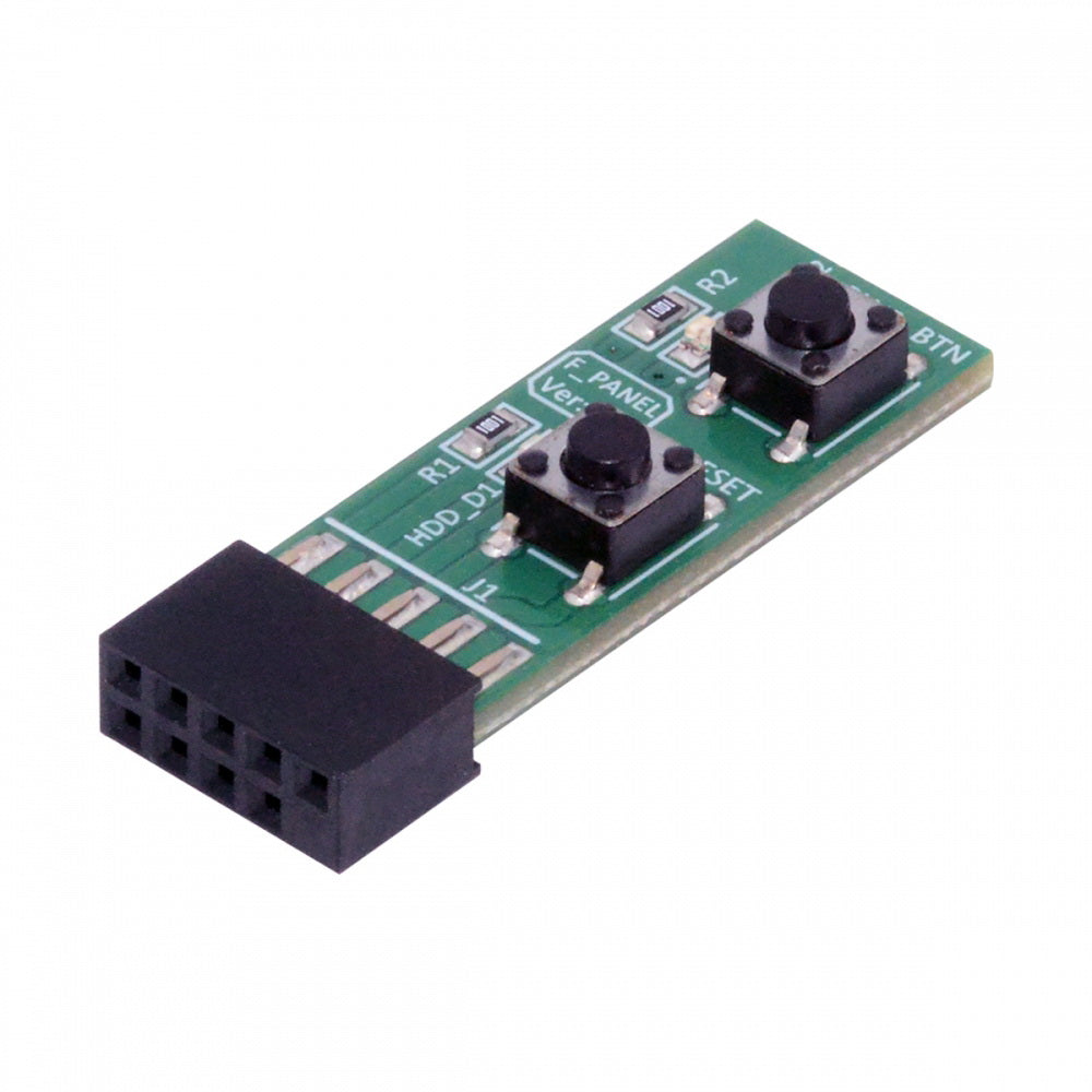 Reset Power Jumper for Computer Mainboard 10Pin Switching Board Adapter With Button For Maintenance Task
