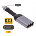 USB-C Type-C Source to Displayport 4K 60hz Sink HDTV Adapter Ultra Slim Flat Cable 1080p for Laptop Tablet Phone