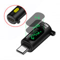 USB5.0 80Gbps Male to Female Extension Adapter Smart LED Display Switch with 240W 8K 5K Compatible with USB4.0 Thunderbolt3/4/5