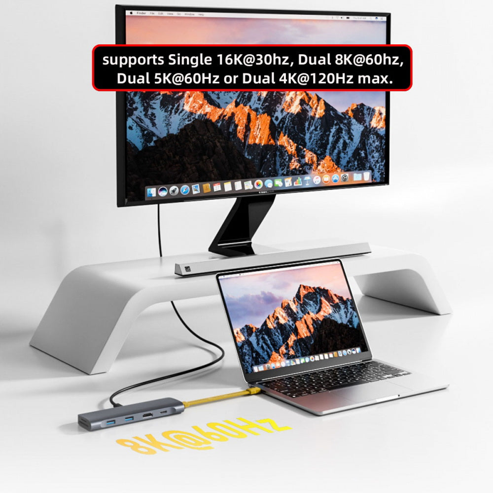 USB5.0 80Gbps Flat Slim FPC Cable 240W 16K@30hz 8K 60Hz 5K Lanyard Strap Chain Compatible with 40Gbps USB4.0 Thunderbolt3/4/5