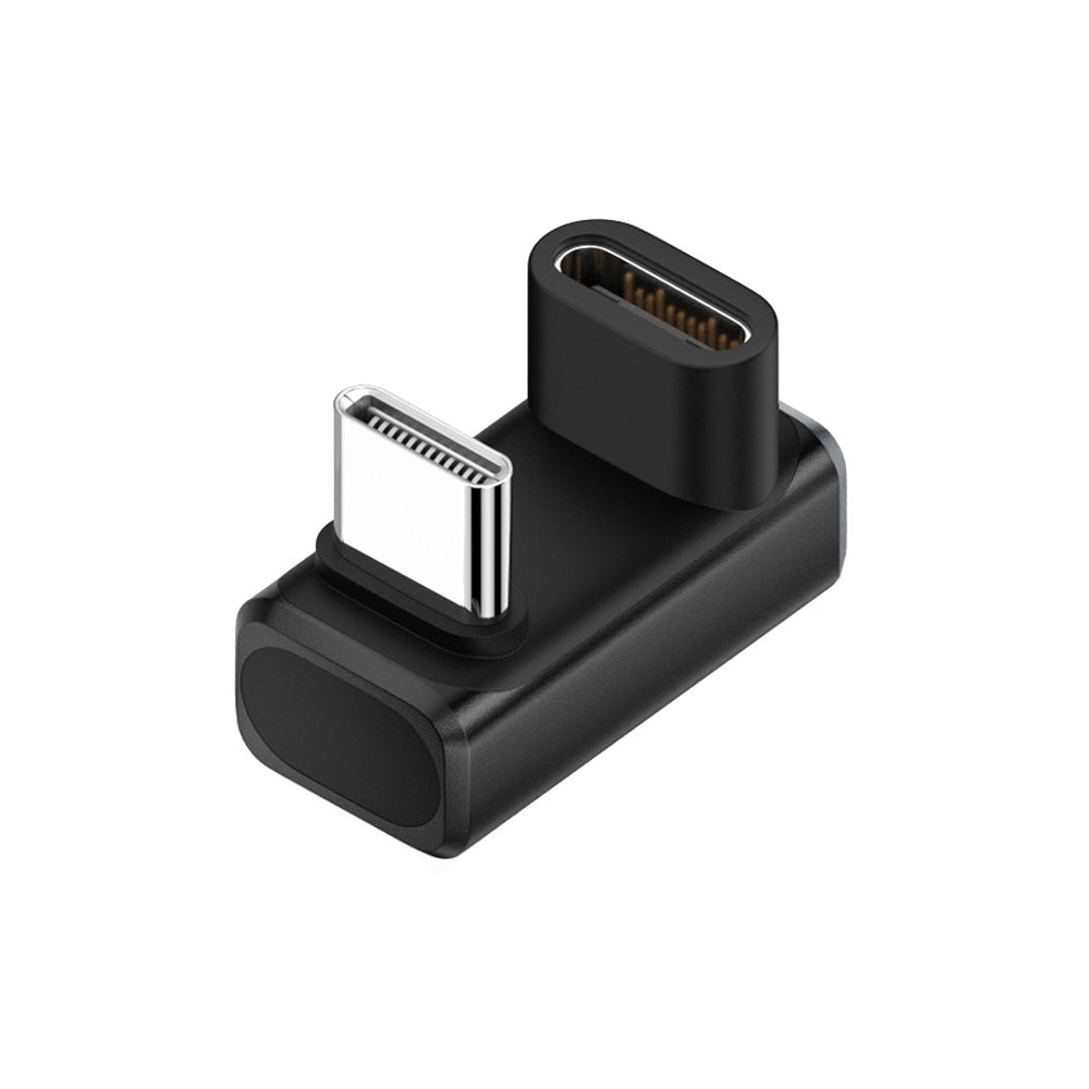 USB5.0 80Gbps Male to Female Extension Adapter Opposite U Shape Back Angled with 240W 16K 8K 5K Compatible with USB4.0 Thunderbolt3/4/5