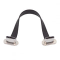 7cm Dual Angled Ultra Slim Flat USB-C Type C to USB-C Power USB2.0 Data Cable 65W Fast Charge for Laptop Tablet Phone