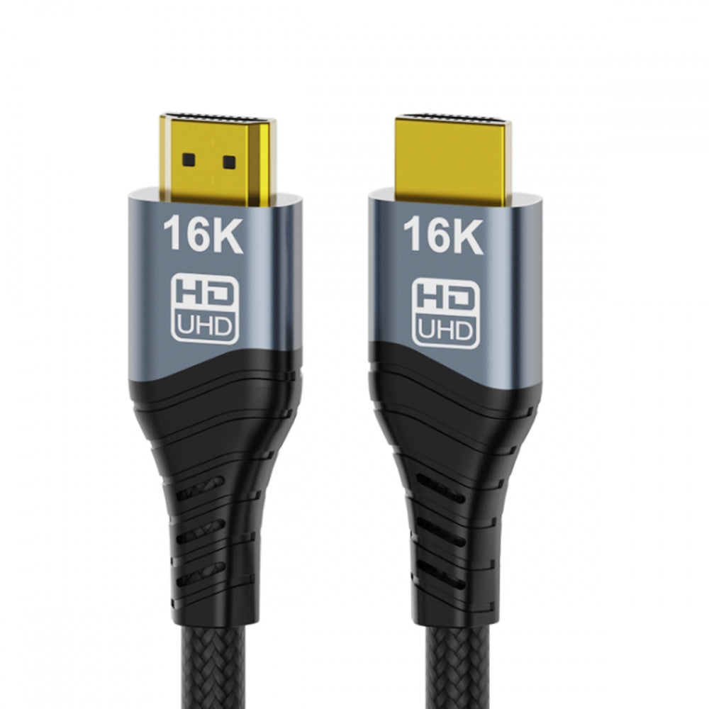 16K 8K UHD HDMI Type-A Male to HDMI 2.2 Male HDTV Cable for HDTV Desktop Laptop Monitor