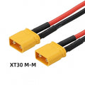 XT30 Male to Male 18AWG Extension Cable Connector for RC Battery Portable Power Station Solar Panel