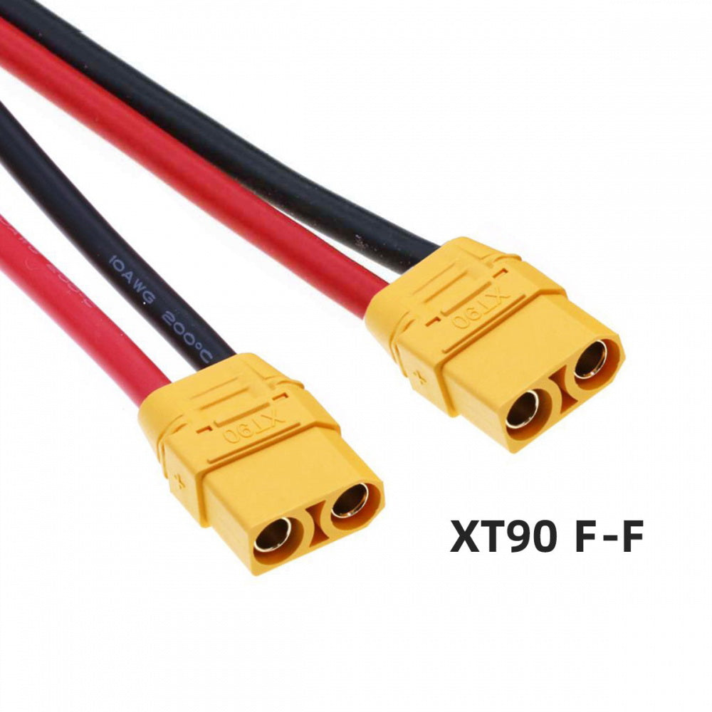 XT90 Female to Female 10AWG Extension Cable Connector for RC Battery Portable Power Station Solar Panel