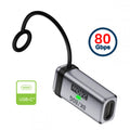 USB5.0 80Gbps Female to Female Extension Adapter with Lanyard Keychain 240W 16K 8K 5K Compatible with USB4.0 Thunderbolt3/4/5