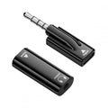 2pcs/lot Type-C USB-C Female to 3.5mm Male & Female Audio AUX & MIC Sound Card 16bit 48kHz Adapter Compatible with Laptop Tablet Phone