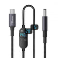 Type C USB-C Input to 20V 15V 12V 9V 5V DC 5.5*2.5mm Output Power Smart LED Display 100W 140W 65W PD Charge Cable for Laptop