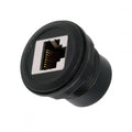 Waterproof UTP STP RJ45 Female to CAT5E Female Networking Patch Extension Adapter Coupler Car Panel Mount Design