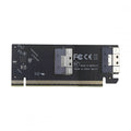 Low Profile Slimline Dual SFF-8654 8X 74Pin to PCIE 16X Express 3.0 PCIE4.0 Raid Card VROC Raid0 Hyper Adapter