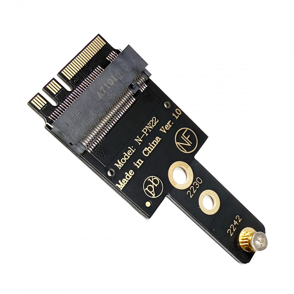 2230 NGFF A+E-Key Male to NVME M-key Female Extension Adapter for Laptop Mainboard SSD 2230 2242
