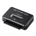 USB 3.0 USB-C Type-C to Dual NVME M-key M.2 NGFF & SATA 2.5 Inch SSD Docking Vertical External PCBA Case Enclosure