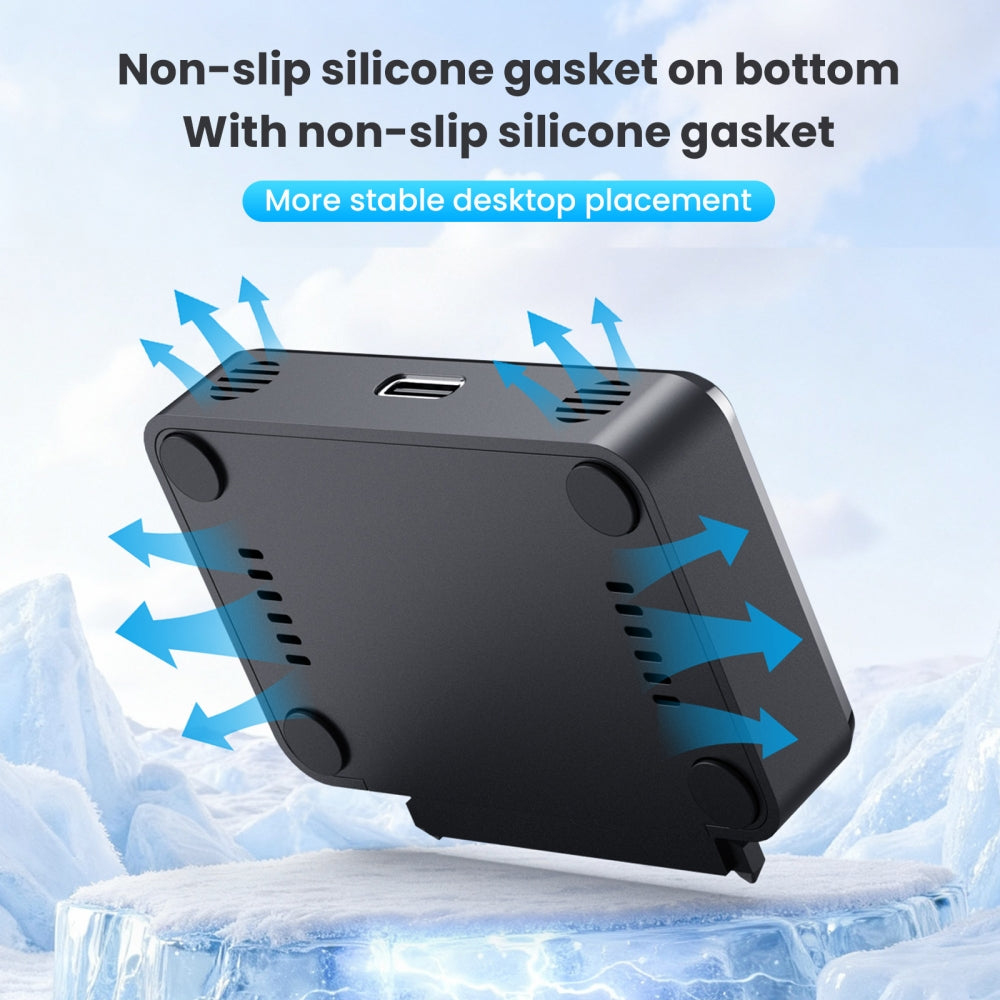 USB 3.0 USB-C Type-C to Dual NVME M-key M.2 NGFF & SATA 2.5 Inch SSD Docking Vertical External PCBA Case Enclosure