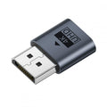 CY DP Virtual Display Adapter Displayport Dummy Plug Headless Ghost Emulator 4K@17hz with LED Light Blue