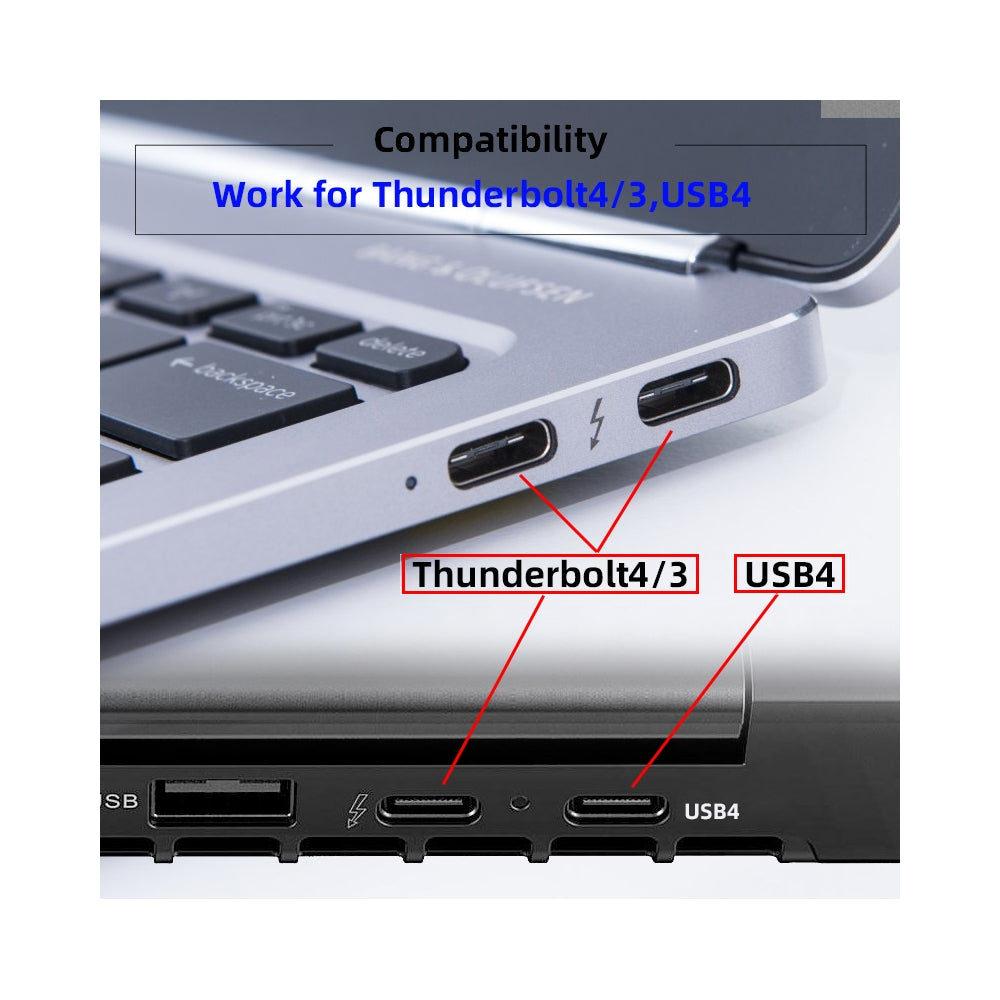 Blue CY Virtual Display Adapter USB4.0 USB5.0 USB-C Type-C DDC EDID Dummy Plug Headless Ghost Display Emulator 4K@60Hz Compatible with Thunderbolt3/4/5
