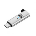 Silver CY Virtual Display Adapter USB4.0 USB5.0 USB-C Type-C DDC EDID Dummy Plug Headless Ghost Display Emulator 4K@60Hz Compatible with Thunderbolt3/4/5