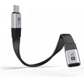 20cm USB5.0 80Gbps Flat Slim FPC Male to Female Extension Cable 240W 16K 8K 60Hz 5K Compatible with 40Gbps USB4.0 Thunderbolt3/4/5