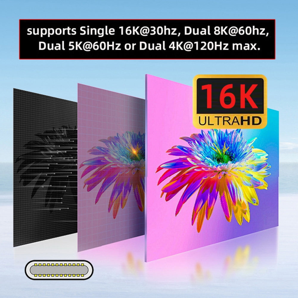 20cm USB5.0 80Gbps Flat Slim FPC Male to Male Extension Cable Up Angled to Right Angled 90 Degree 240W 16K 8K 60Hz 5K Compatible with 40Gbps USB4.0 Thunderbolt3/4/5