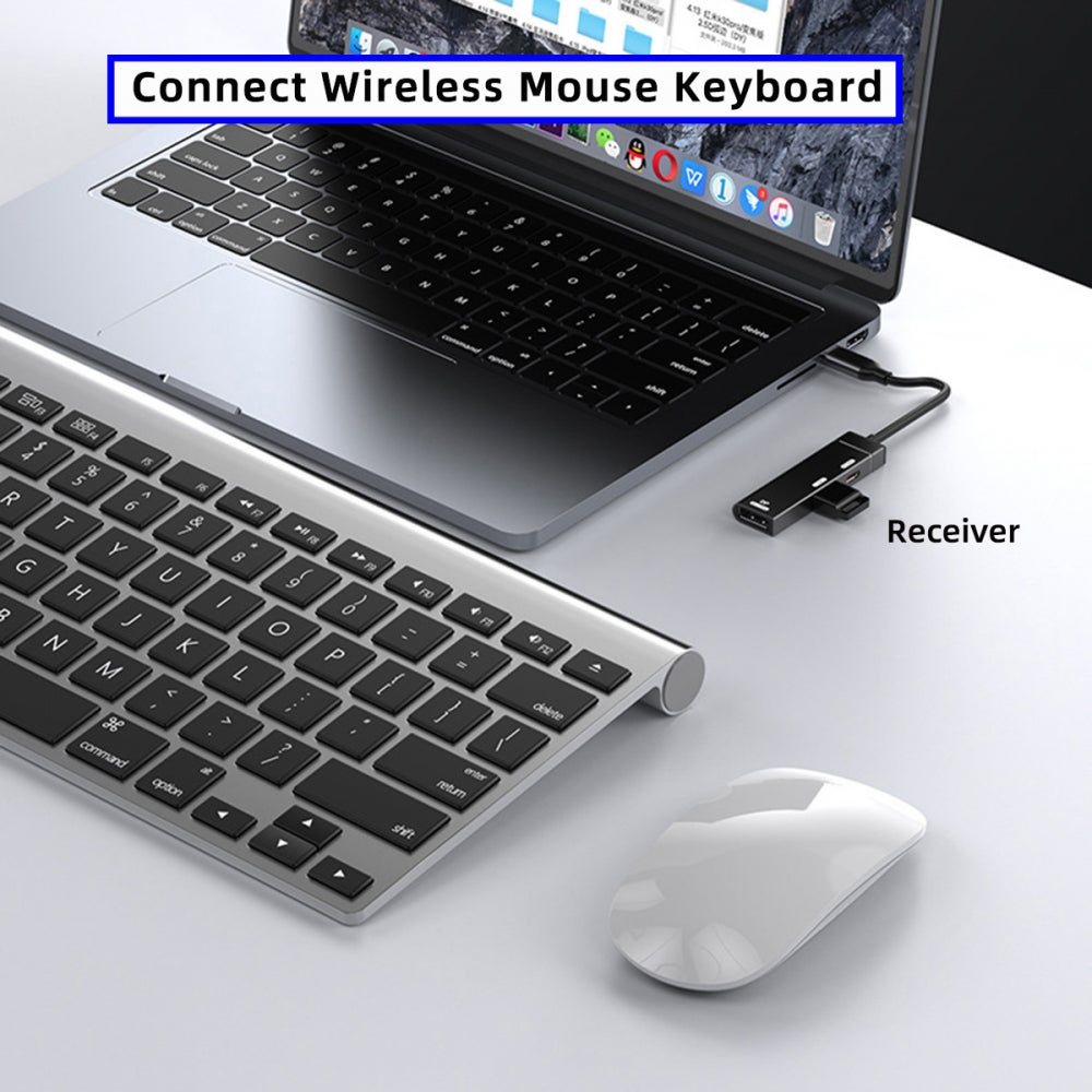 USB-C Type-C to DP Displayport 4K@120hz USB 3.0 OTG Converter Monitor Multiport Adapter with Female PD 60W Power Port