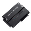 USB 3.0 USB-C Type-C to NVME M-key M.2 NGFF & SATA 2.5 3.5 Inch & IDE 40Pin SSD Docking Vertical External PCBA Case Enclosure