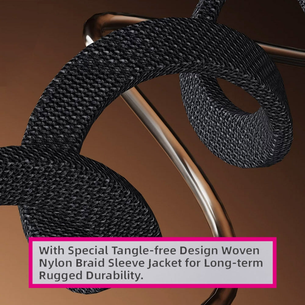 240W Type-C Fast Charging Cable with Built-in Phone Stand Dual Holder Durable Charger Bracket USB-C Male to Male Foldable