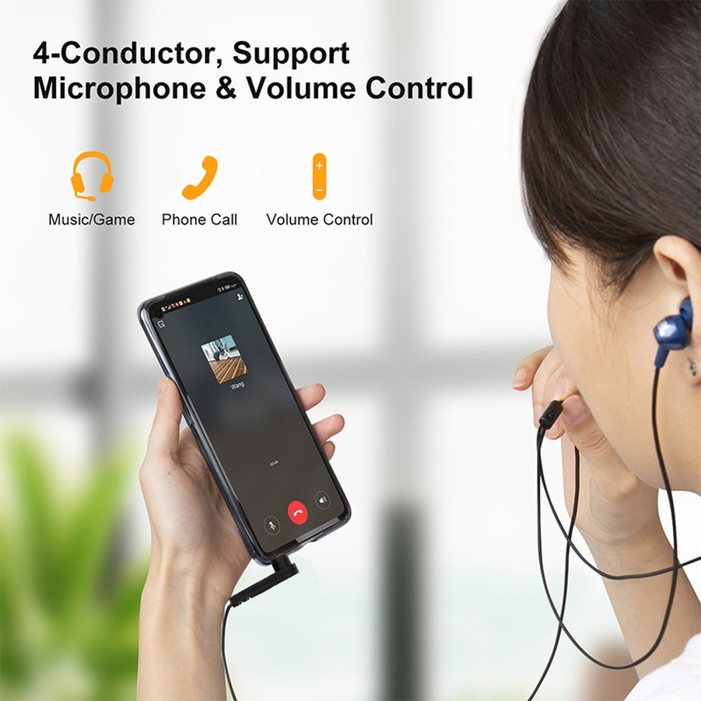 Ultra Slim Flat AUX 3.5mm 4 Poles Audio Stereo Male to Male Extension Speaker Cable 90 Degree Right Angled 15cm