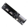 Dual Slimline 8X SFF-8654 74Pin VROC to PCIE PCI-Express 16x Adapter with ATX 24Pin Power Switch Port for Mainboard Graphics Card