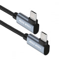 USB-C 10Gbps Type-C Male to Male Video 4K Power PD 65W Cable Dual Right Angled 90 Degree Connector