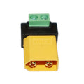 XT60 Male to Solderless 2Pin Contacts Terminal Female Fast Charging Adapter for DIY OEM Repair Connector